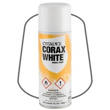 Citadel CORAX WHITE Spray Paint 400ml Games Workshop Primer Undercoat