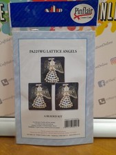 Pinflair White/gold Lattice  Angels Craft Kit 