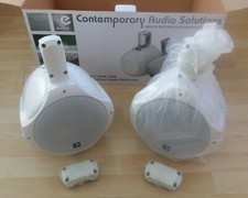 SoundLab Hi Fi Speakers Installation B407A 8 ohm 260watt 2 way White 2 of 2 lots