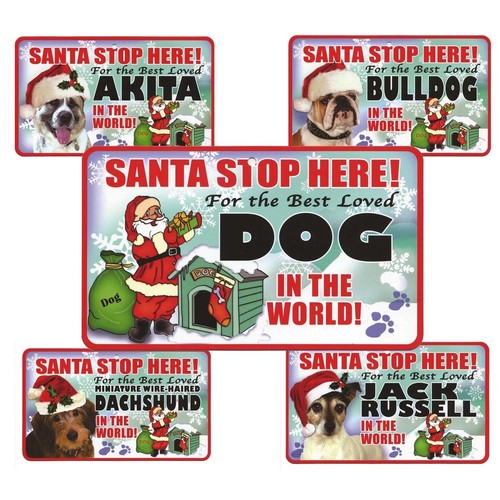 Santa stop here sign - santa,