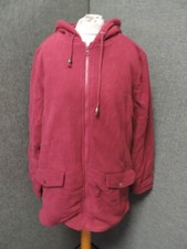 Cotton Traders Fleece Parka Magenta UK 14 LN043 RR 05