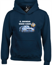 E. HONDA USED CARS HOODY HOODIE FUNNY STREET GAMER GAMING FIGHTER RETRO (COL)