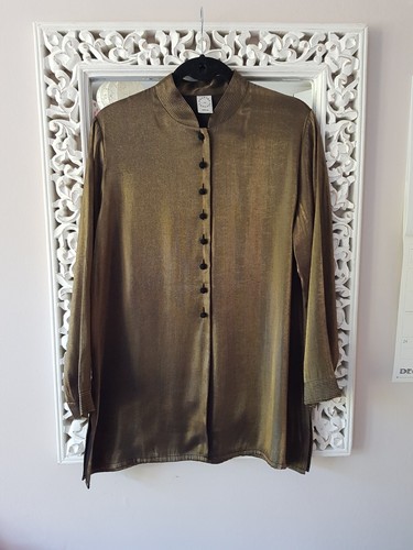 Vintage gold longline - gold, jacket