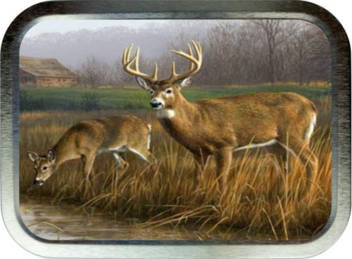 Deer portrait 2oz silver - portrait,