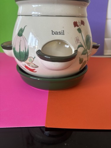 Ceramic kitchen planter with - ceramic,