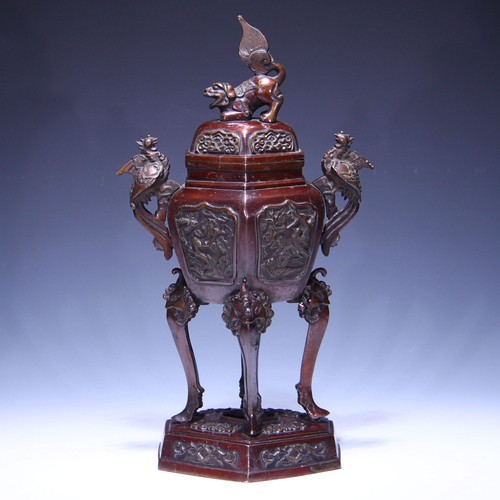 Japanese bronze incense - japanese, burner
