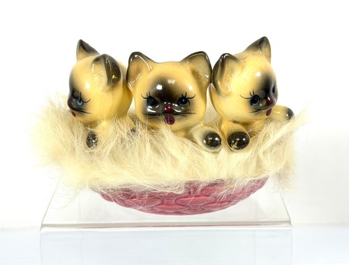 Vintage kittens basket - 3,