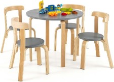 Kids Wooden Table & 4