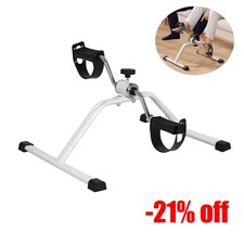 Portable Mini Pedal Exercise Bike Arm Leg Foot Resistance Cycle Pedal Exerciser