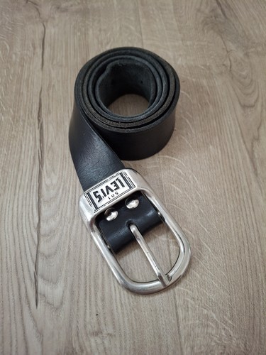 Levis 501 jeans belt black - levis,