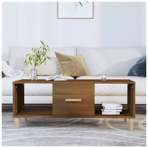 Coffee table brown oak - coffee,