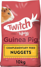 Wagg Twitch Guinea Pig Food 10Kg - Complementary Feed Nuggets