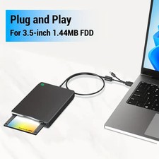 Portable USB Floppy Disk Drive External FDD 3.5" 1.44MB For Laptop PC Win Mac UK