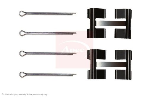 Apec front brake pad fitting - front,