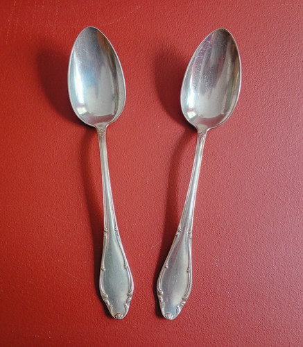 Pair vintage silver plated - pair,