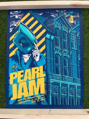 Original pearl jam tour poster - pearl,