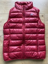 Trespass Ladies Red Natural Down Feather Gilet, Compressible Insulated, Size M