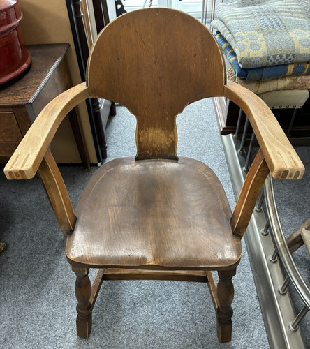 Vintage desk chair captains - chair,