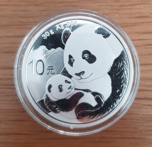 1oz silver 2019 panda coin - silver,