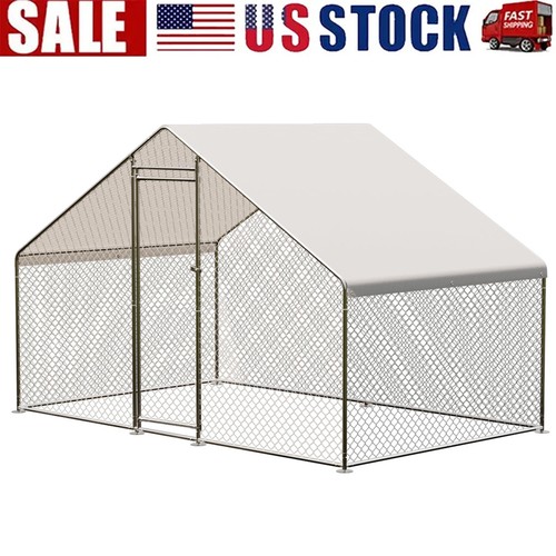 Large metal chicken coop - ✨large,