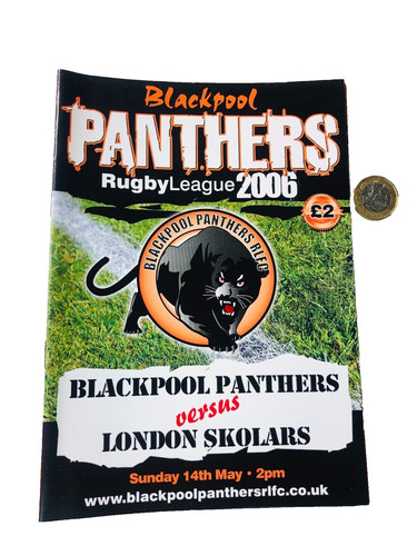 Rugby programme blackpool - rugby,