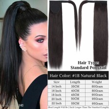 Thick Wrap Around Ponytail