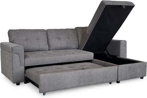 Corner sofa bed - l, shape