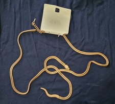 Zara Gold Snake Belt (32")