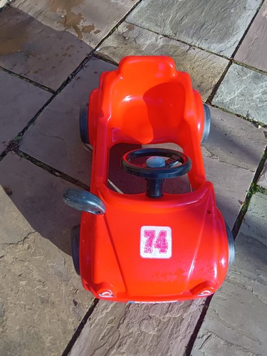 Child pedal red car one - car,