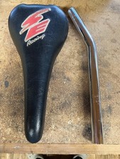 Old School BMX SE Racing Padded Vinyl Seat and Seat Post Quadangle