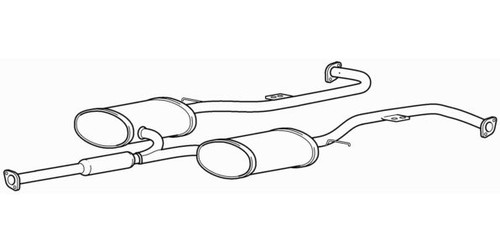 Quality centre exhaust middle - centre,