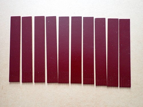 Dark brown blank - blank, leather