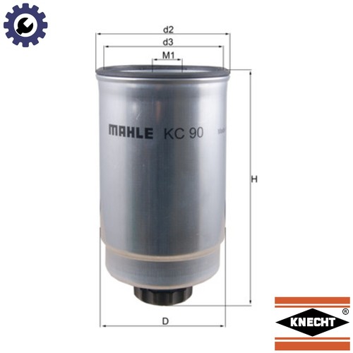 Fuel filter for ford - kc,