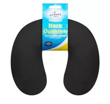 NSuper Soft Travel Neck Cushion Pillow Microbead Polyester Camping Holiday Sleep