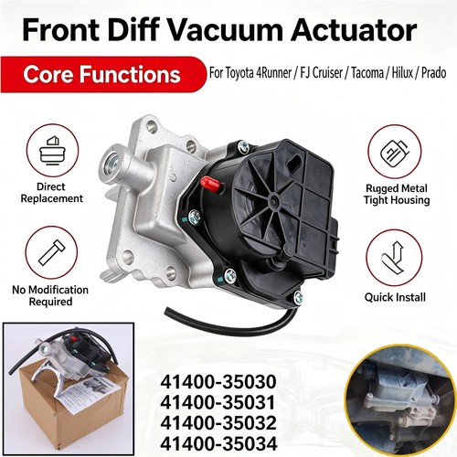 Front differential vacuum - differential,