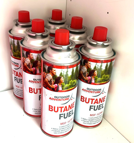 Butane gas bottles canisters - gas,