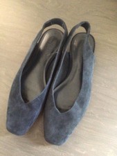 Ladies Next Navy Slingback Shoes Navy Size 5 New RRP £38