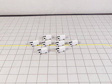 8x White CATERING TRUCKS (LOW POSITION) GSE Vehicle Models 1:400 Scale Diorama