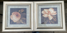 Manuscript Limited England Pair of Floral Prints in Frames Series 1494 Rare