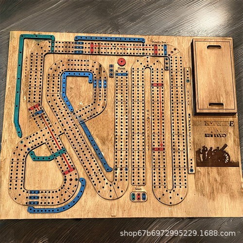 Cribbage wars board game - board,