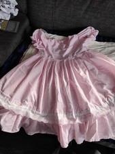 Girls Spanish Style Handmade Dress Age 3-6 Months Brand New Good Quality