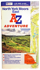 North York Moors East  A-Z Adventure Containing 1:25000 Scale OS Mapping