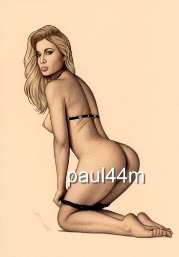 Nude art woman drawing - nude,