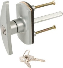 Silverline 671027 Garage Door Locking Handle 75 mm Diamond