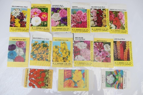 Vintage used seed - vintage, packets