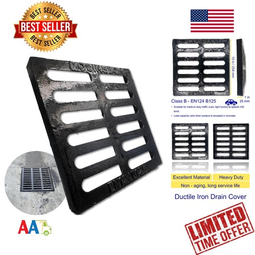 Drain grate 10x10 ductile - 10x10,