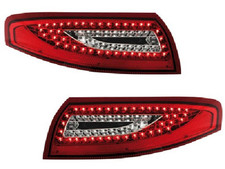 LED Tail Lights Red Clear