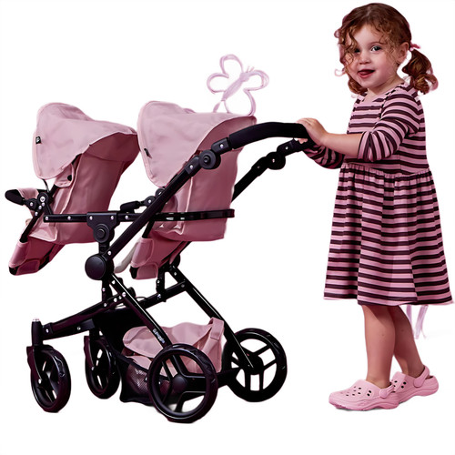 Dolls tandem pram - tandem, 2