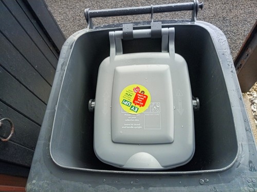 Council food waste caddy - council, hooks