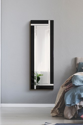 Large mirror black - black, &